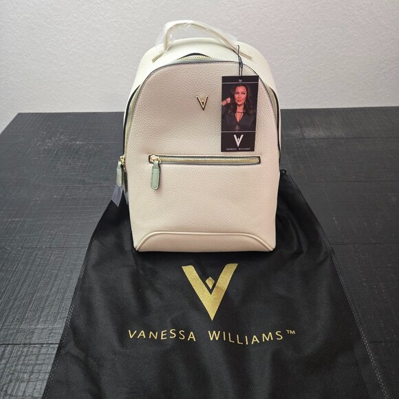 New, with tags. Vanessa Williams Backpack. Bone. main image 5